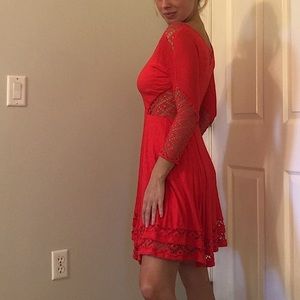 Free People Stunning Red Dress. Size XS.